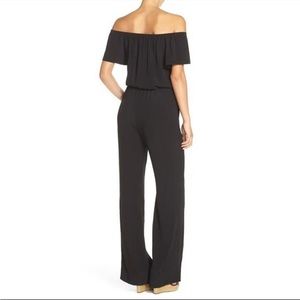 NWOT Charles Off The Shoulder Jumpsuit.
For a tall person.